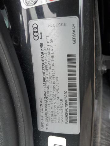 WAUHGAFC7GN076220 - 2016 AUDI A6 PRESTIGE Qara foto 12