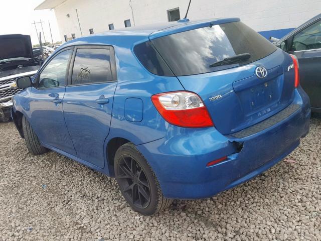 2T1KU40E19C109439 - 2009 TOYOTA COROLLA MATRIX  photo 3