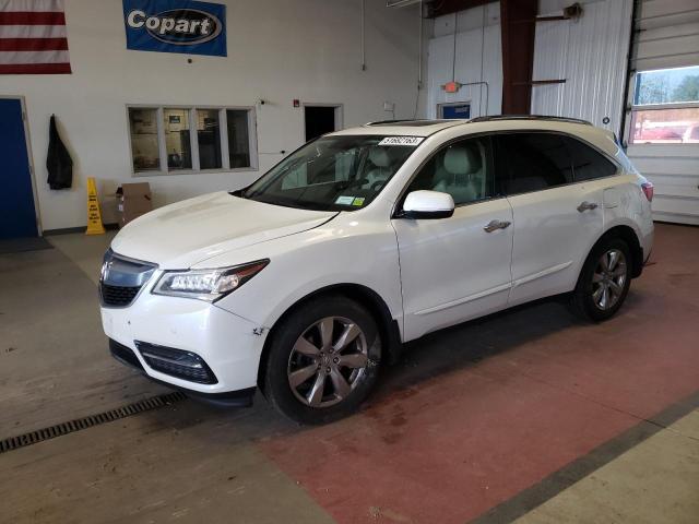 5FRYD4H88EB029746 - 2014 ACURA MDX ADVANCE WHITE photo 1