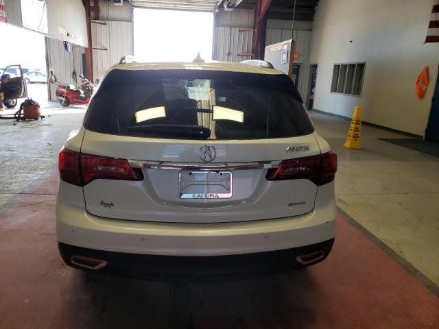 5FRYD4H88EB029746 - 2014 ACURA MDX ADVANCE WHITE photo 6