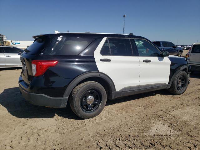 1FM5K8AB4MGC01391 - 2021 FORD EXPLORER POLICE INTERCEPTOR 双色 照片 3