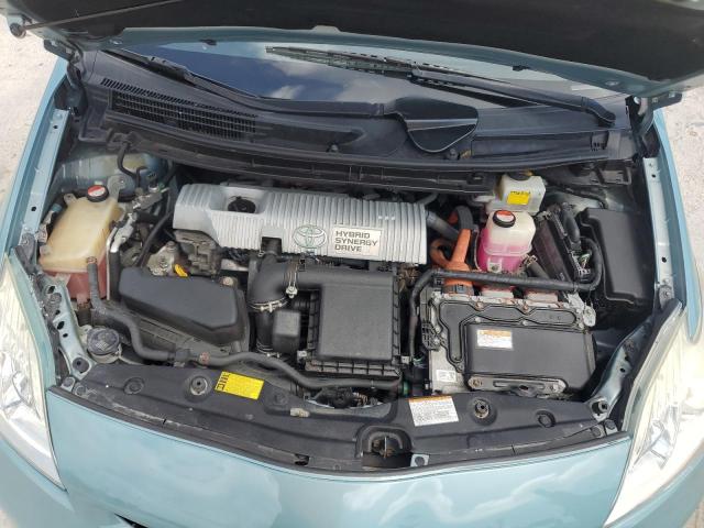 JTDKN3DU5F1904079 - 2015 TOYOTA PRIUS 青色 照片 11