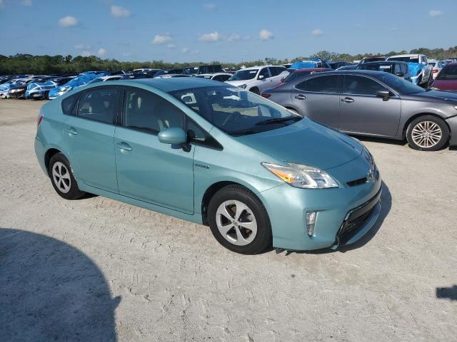 JTDKN3DU5F1904079 - 2015 TOYOTA PRIUS 青色 照片 4