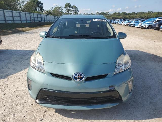 JTDKN3DU5F1904079 - 2015 TOYOTA PRIUS 青色 照片 5