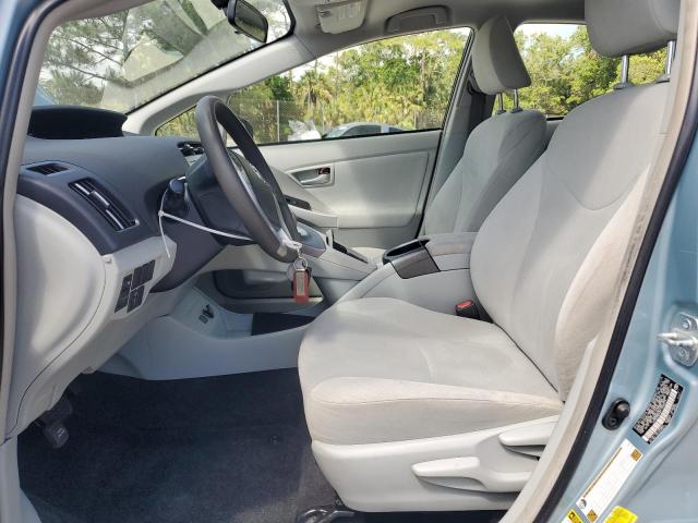 JTDKN3DU5F1904079 - 2015 TOYOTA PRIUS 青色 照片 7