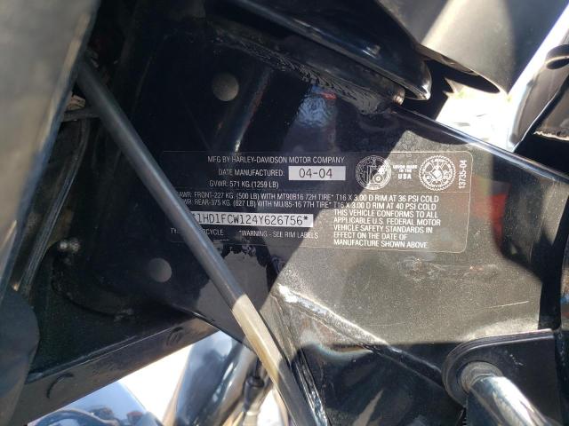 1HD1FCW124Y626756 - 2004 HARLEY-DAVIDSON FLHTCUI 蓝色 照片 10