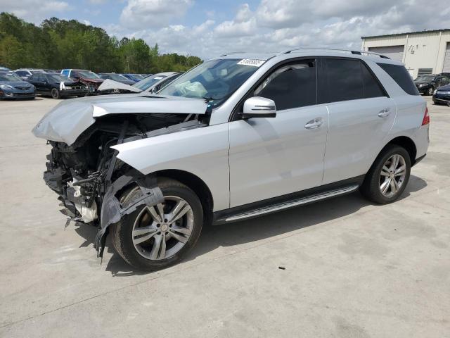 4JGDA5HB9EA393057 - 2014 MERCEDES-BENZ ML 350 4MATIC SILVER photo 1