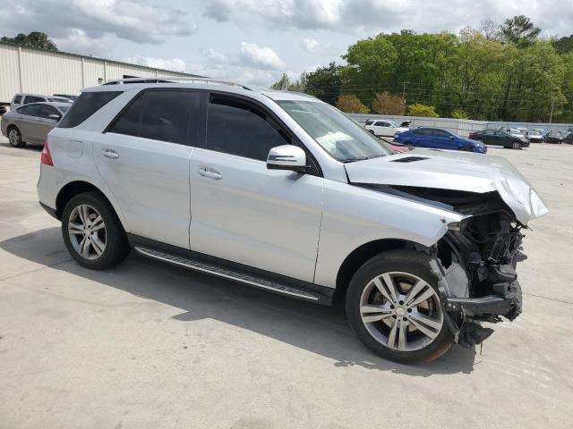 4JGDA5HB9EA393057 - 2014 MERCEDES-BENZ ML 350 4MATIC SILVER photo 4