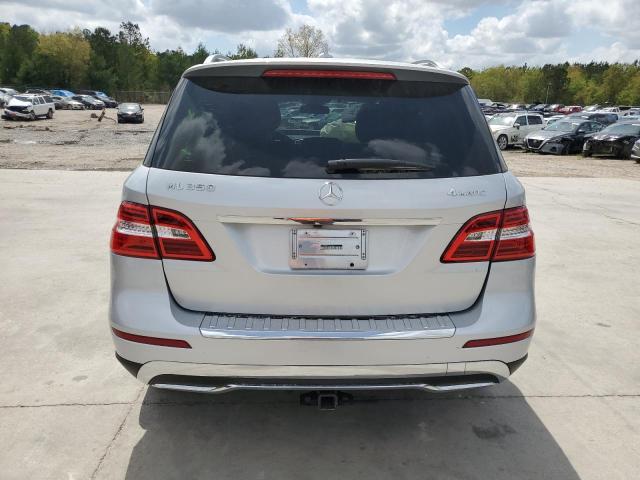 4JGDA5HB9EA393057 - 2014 MERCEDES-BENZ ML 350 4MATIC SILVER photo 6