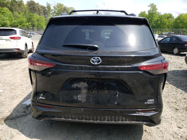 5TDDSKFCXNS071963 - 2022 TOYOTA SIENNA XSE BLACK photo 6