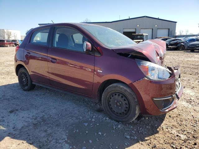 ML32A3HJ1LH003048 - 2020 MITSUBISHI MIRAGE ES BURGUNDY photo 4