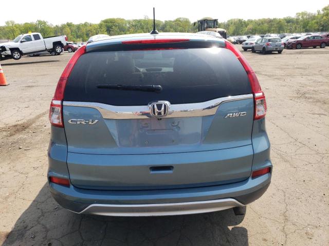 2HKRM4H74GH724937 - 2016 HONDA CR-V EXL BLUE photo 6