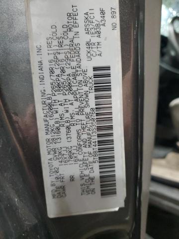 5TBBT44113S350760 - 2003 TOYOTA TUNDRA ACCESS CAB SR5 GRAY photo 13