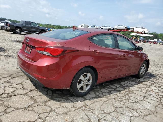 5NPDH4AE6EH472967 - 2014 HYUNDAI ELANTRA SE RED photo 3