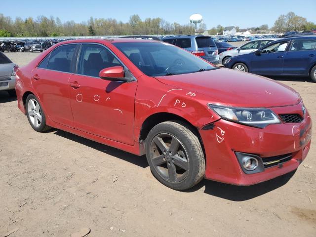 4T1BF1FK7CU563044 - 2012 TOYOTA CAMRY BASE RED photo 4
