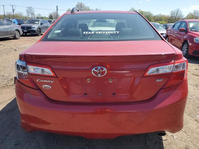 4T1BF1FK7CU563044 - 2012 TOYOTA CAMRY BASE RED photo 6