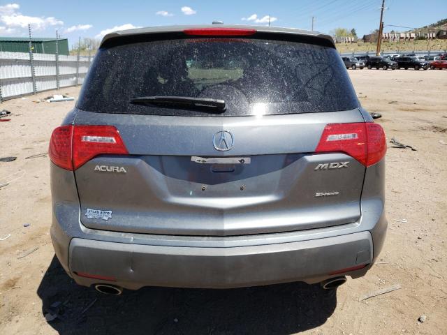 2HNYD28298H553837 - 2008 ACURA MDX GRAY photo 6