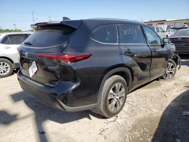 5TDHZRBHXMS102571 - 2021 TOYOTA HIGHLANDER XLE Negro foto 3