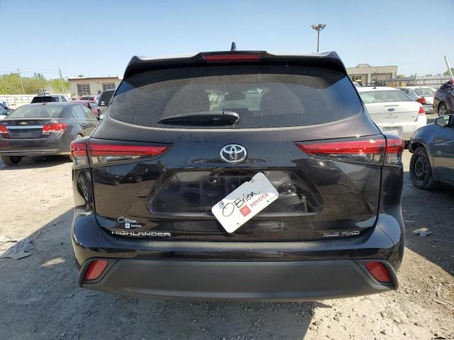 5TDHZRBHXMS102571 - 2021 TOYOTA HIGHLANDER XLE Negro foto 6
