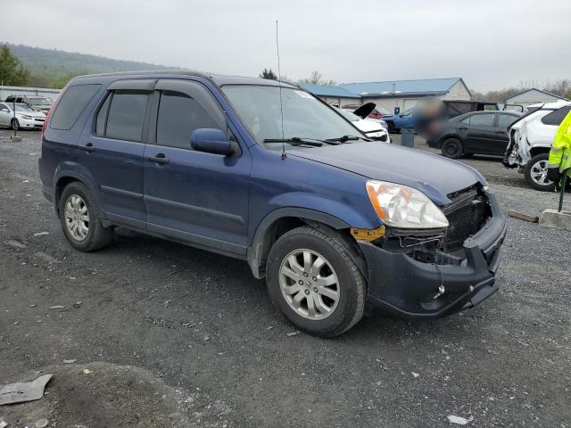 JHLRD78895C000845 - 2005 HONDA CR-V EX BLUE photo 4