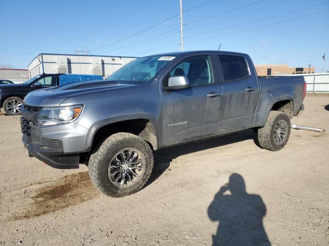 1GCGTEEN6M1221254 - 2021 CHEVROLET COLORADO ZR2 SILVER photo 1