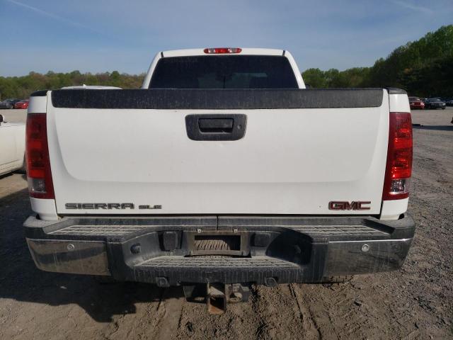 1GT220C8XDZ183929 - 2013 GMC SIERRA K2500 SLE WHITE photo 6