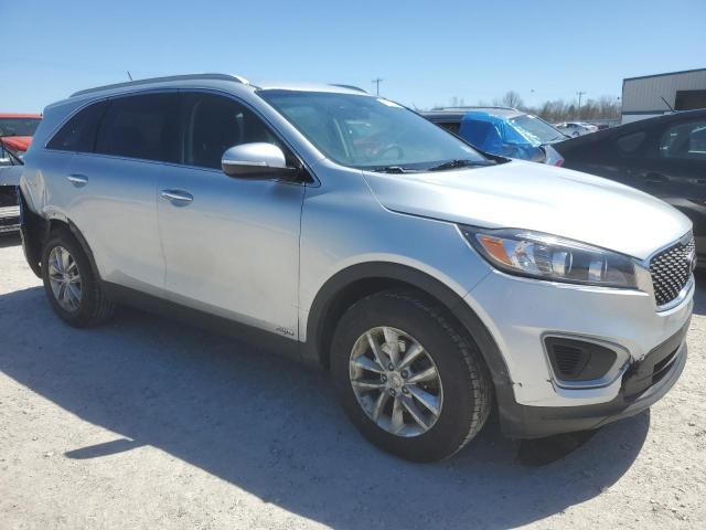 5XYPGDA33GG169170 - 2016 KIA SORENTO LX SILVER photo 4