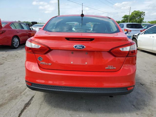 1FAHP3H21CL373854 - 2012 FORD FOCUS SEL RED photo 6