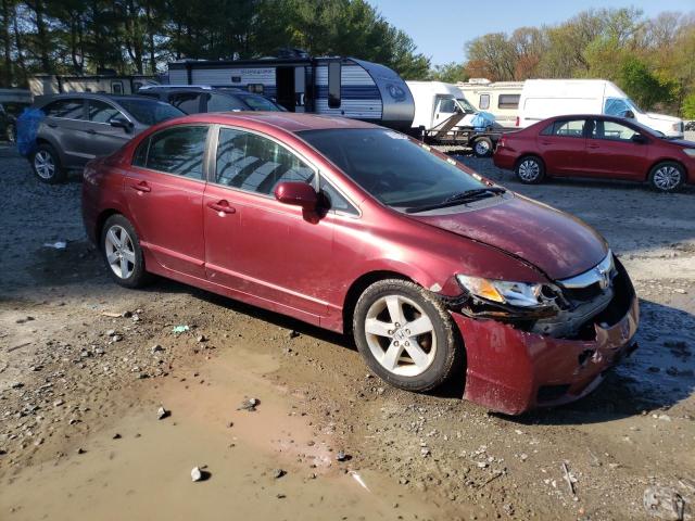 2HGFA1F68AH503086 - 2010 HONDA CIVIC LX-S 勃艮第红 照片 4