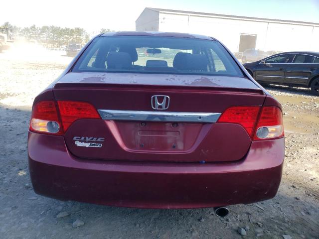 2HGFA1F68AH503086 - 2010 HONDA CIVIC LX-S 勃艮第红 照片 6