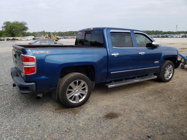 3GCUKTEJXHG217819 - 2017 CHEVROLET SILVERADO K1500 HIGH COUNTRY BLUE photo 3