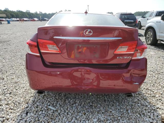 JTHBK1EG5C2512245 - 2012 LEXUS ES 350 BURGUNDY photo 6