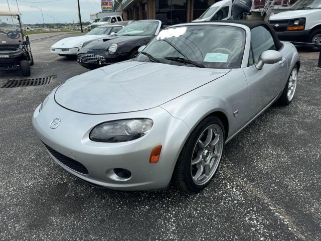 JM1NC25F270128983 - 2007 MAZDA MX-5 MIATA SILVER photo 2