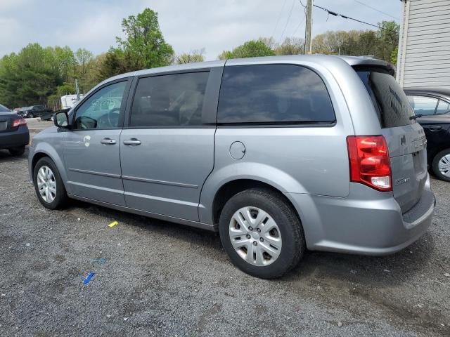 2C4RDGBG5FR508588 - 2015 DODGE GRAND CARA SE SILVER photo 2