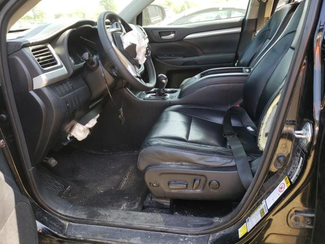 5TDKKRFHXES007840 - 2014 TOYOTA HIGHLANDER XLE Սև լուսանկար 7