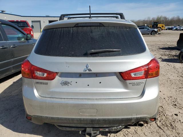 4A4AR3AU5EE001113 - 2014 MITSUBISHI OUTLANDER ES SILVER photo 6