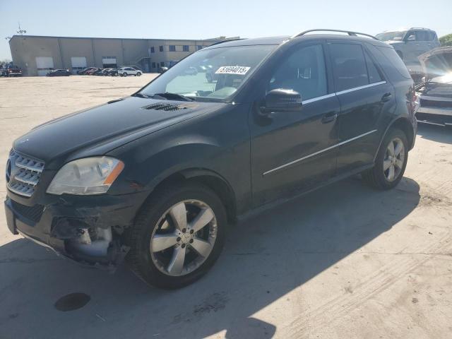 4JGBB8GB8BA722642 - 2011 MERCEDES-BENZ ML 350 4MATIC BLACK photo 1