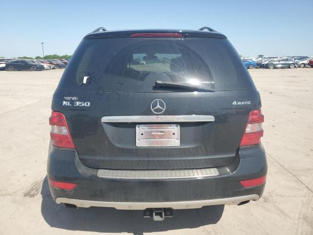 4JGBB8GB8BA722642 - 2011 MERCEDES-BENZ ML 350 4MATIC BLACK photo 6