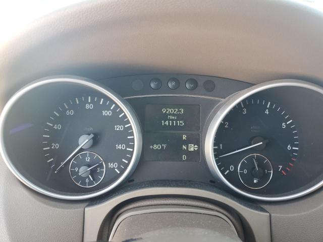 4JGBB8GB8BA722642 - 2011 MERCEDES-BENZ ML 350 4MATIC BLACK photo 9