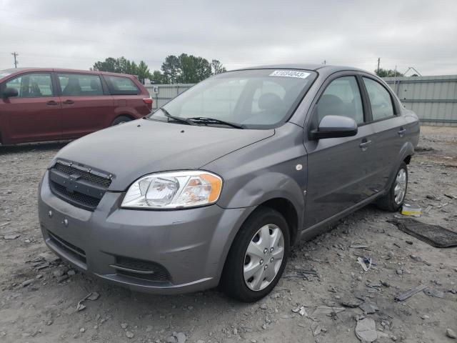 KL1TD56648B050840 - 2008 CHEVROLET AVEO BASE GRAY photo 1