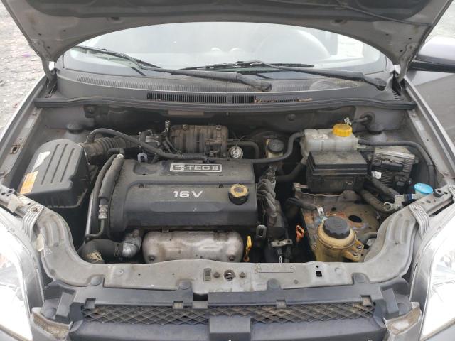 KL1TD56648B050840 - 2008 CHEVROLET AVEO BASE GRAY photo 11