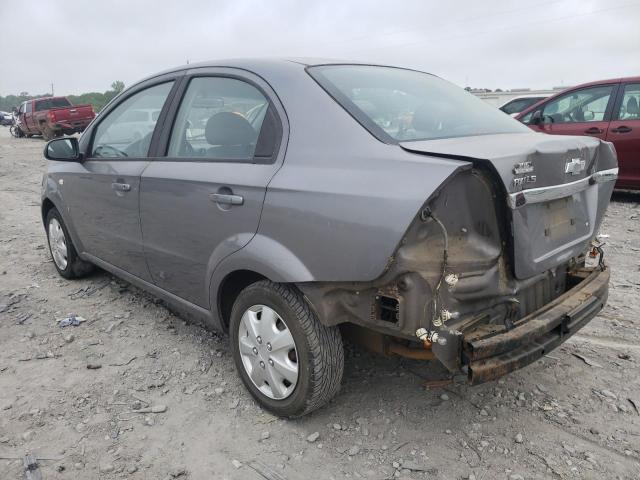 KL1TD56648B050840 - 2008 CHEVROLET AVEO BASE GRAY photo 2