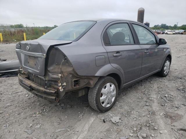 KL1TD56648B050840 - 2008 CHEVROLET AVEO BASE GRAY photo 3
