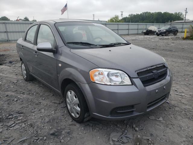 KL1TD56648B050840 - 2008 CHEVROLET AVEO BASE GRAY photo 4