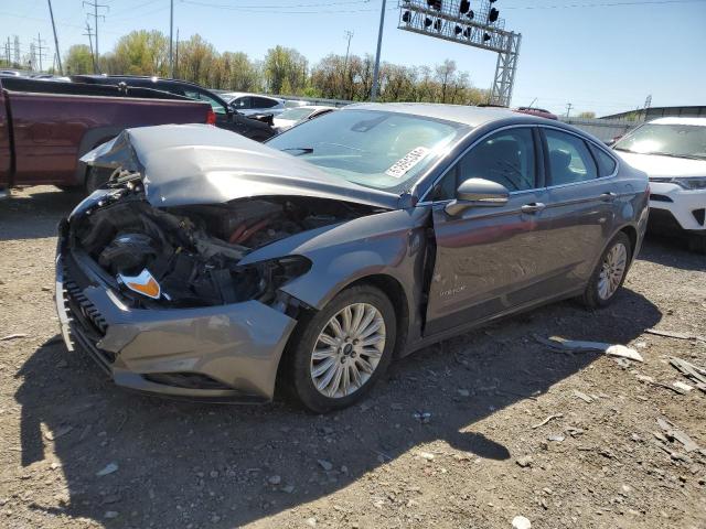 3FA6P0LU2ER102031 - 2014 FORD FUSION SE HYBRID GRAY photo 1