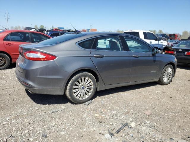 3FA6P0LU2ER102031 - 2014 FORD FUSION SE HYBRID GRAY photo 3