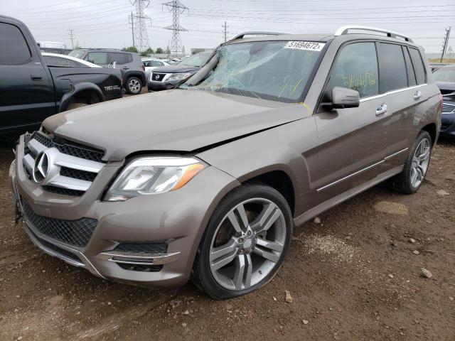 WDCGG8JB7DG035473 - 2013 MERCEDES-BENZ GLK 350 4MATIC TAN photo 2