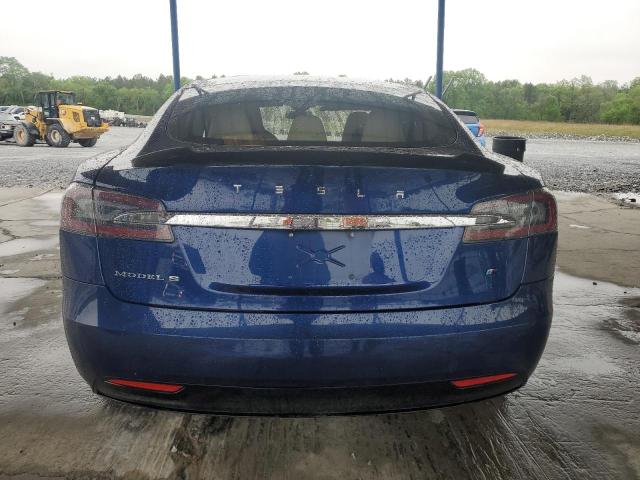 5YJSA1E16GF151157 - 2016 TESLA MODEL S Mavi foto 6