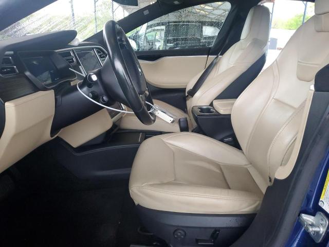 5YJSA1E16GF151157 - 2016 TESLA MODEL S Mavi foto 7