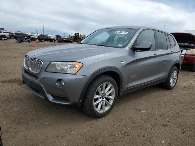 5UXWX9C56E0D41803 - 2014 BMW X3 XDRIVE28I GRAY photo 1